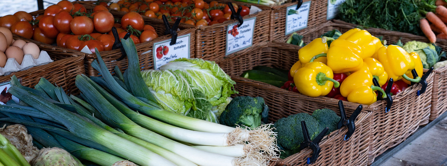 Münstermarkt: Marktprodukt Obst und Gemüse - Copyright FWTM-Joos