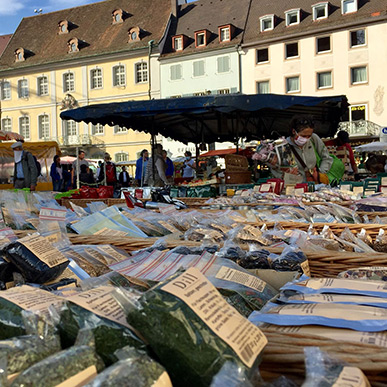 Münstermarkt: Produkte des Burkheimer Kräuterhof - Copyright Burkheimer Kräuterhof