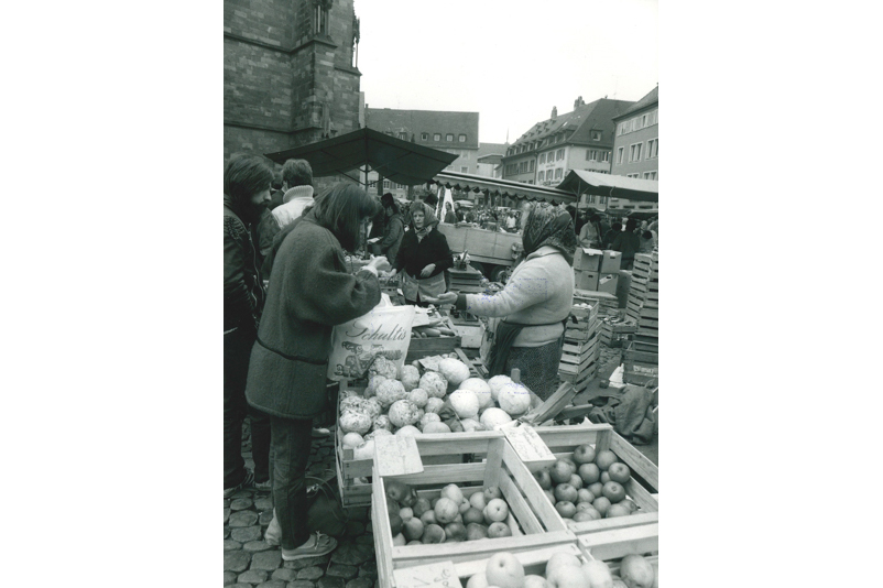Historischer Münstermarkt: Bauernstand - Copyright Manfred Elsässer